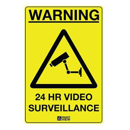CCTV Warning Sign Small 10 Pack, External Stick On Type