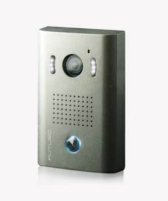 Futuro intercom with surface mounted door station, picture memory, Black