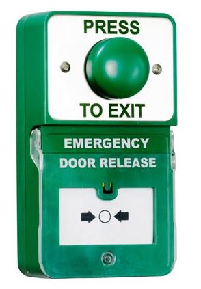 Press to Exit Combined Access Button and Emergency Release, SMART1230