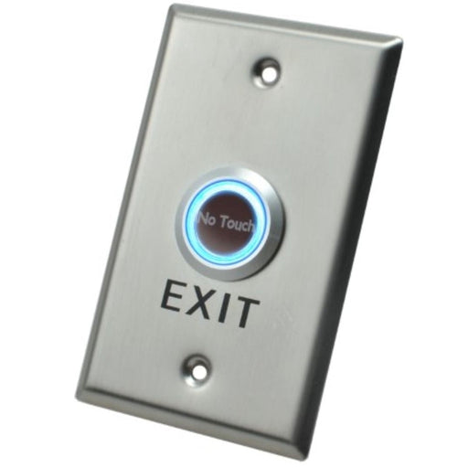 X2 Touchless Exit Button, Stainless Steel - Large, SPDT, 12VDC, X2-EXIT-006