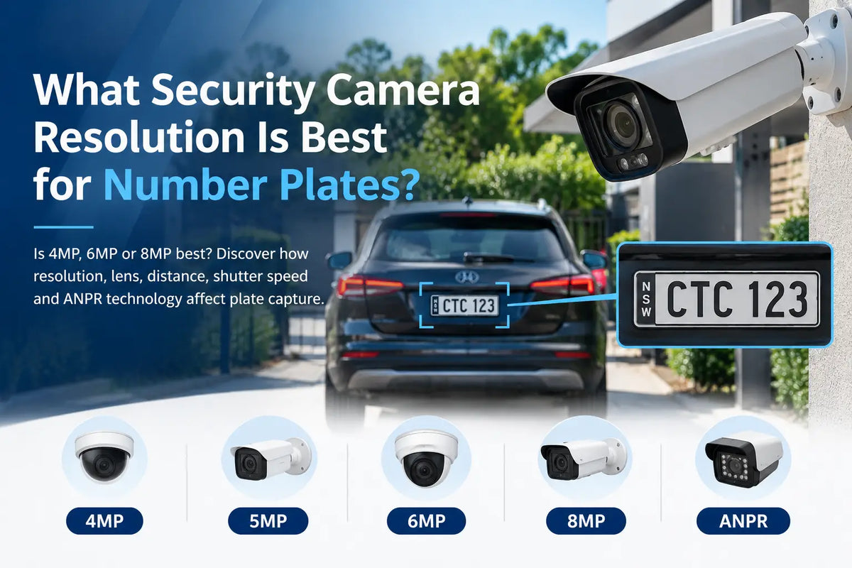 What Security Camera Resolution Is Best for Number Plates?