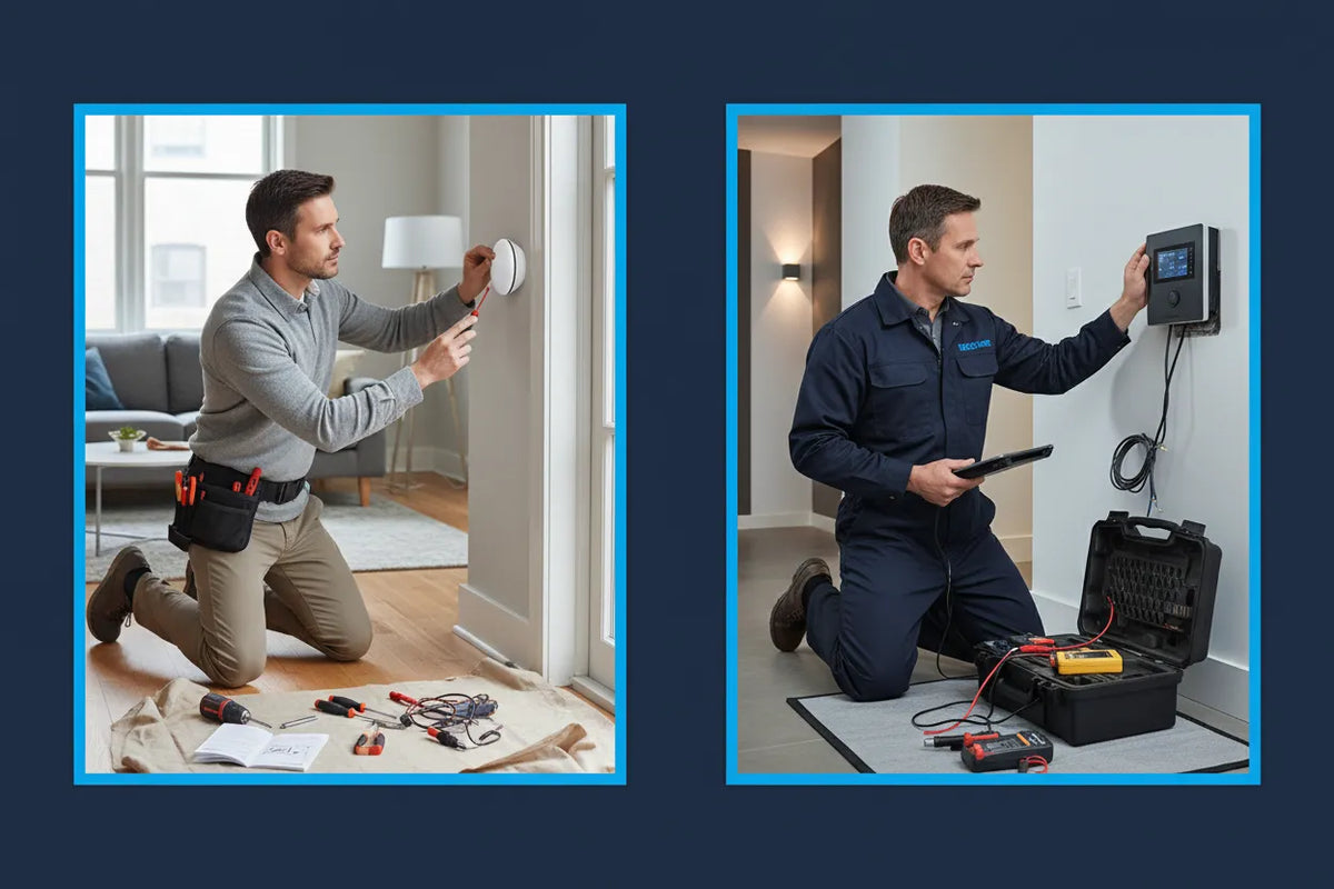 DIY vs Professional Home Alarm Installation