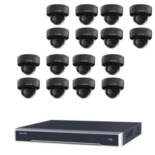 Hikvision CCTV Kit, AcuSense, 16 x 8MP Dome (Mic), 16CH NVR with 4TB HDD