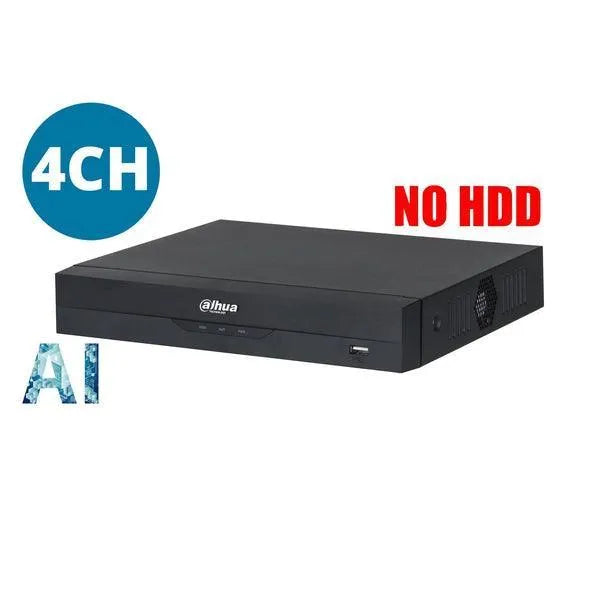 Dahua 6MP CCTV Kit 4 CH NVR, 2 x Smart Dual Light Turret Cameras, Fixed Lens