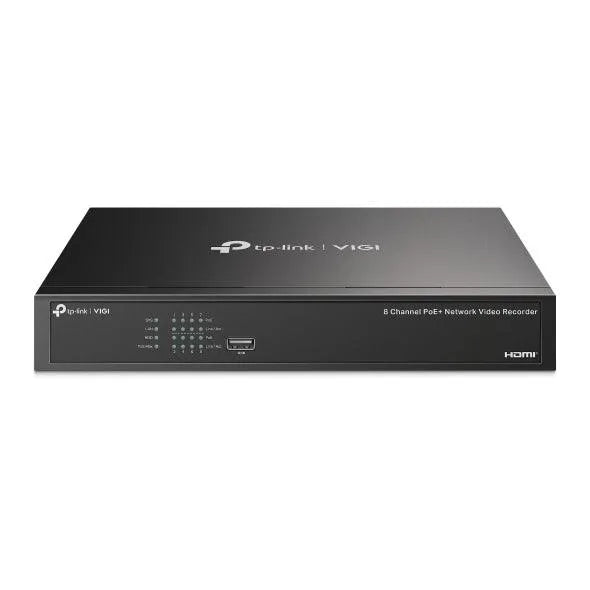 VIGI 8 Channel PoE+ Network Video Recorder, TP-VIGI NVR1008H-8MP