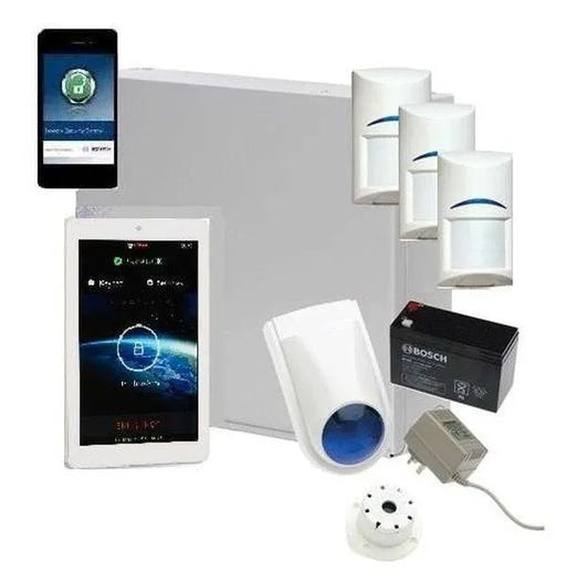 Bosch Solution 3000 Alarm System with 3 x Gen 2 PIR Detectors+ 7" Touch Screen Code pad+IP Module