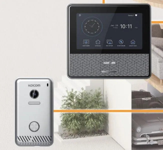 Kocom Smartphone Intercom Kit 2 Wire, KOCKCVS701IP2WWS81MI