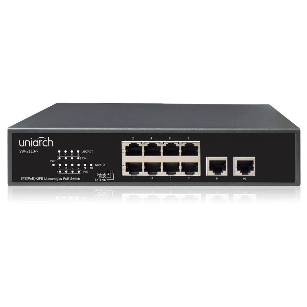 Uniarch 10-Port PoE Switch, SW-2110-P