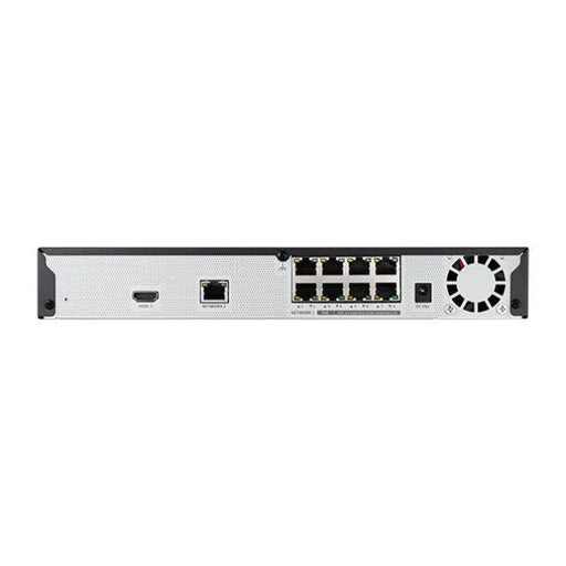 Hanwha Vision HV-QRN-830S Q Series 8 Channel Network Video Recorder, Single Bay