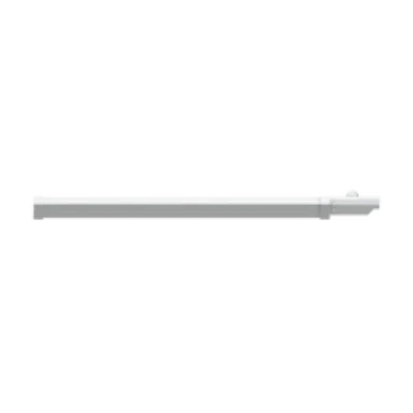 Night Sabre NS-45PAW PoE Security Light with Red/Blue Strobe Alarm – White (Discreet Linear LED Security Light)