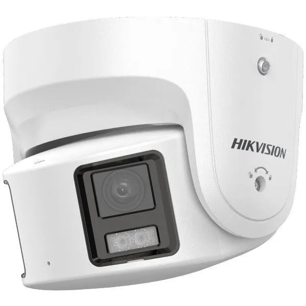 Hikvision 8MP dual-lens 180-degree panoramic turret network camera