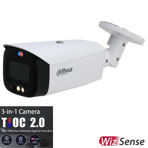 Dahua 8MP TIOC 2.0 Active Deterrence Bullet Fixed Camera, DH-IPC-HFW3849T1-AS-PV-ANZ