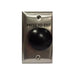 Smart ARLSWP-27B Press to Exit Black dome head on flat standard stainless steel plate