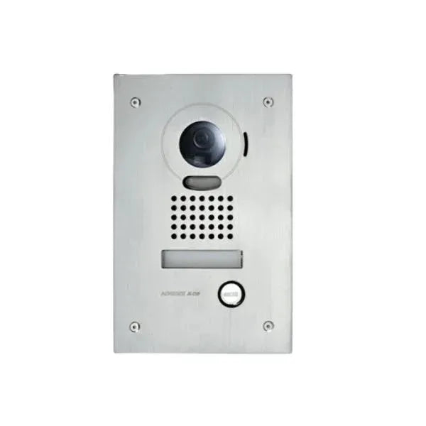 Metallic door intercom  JODVF system on a white background