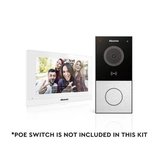 Akuvox IP ( CAT6) Intercom Kit, E12S/C313N