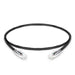 Black Cat 6A Snagless (UTP) Super thin with Rj45 Network Patch Cable