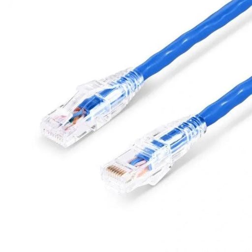 Blue Cat 6A Snagless (UTP) Super thin with Rj45 Network Patch Cable