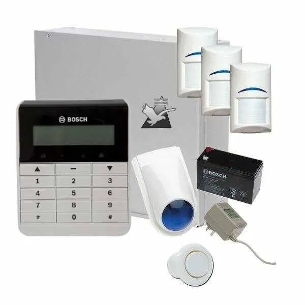 Bosch Solution 2000 Alarm System with 3 x Gen 2 PIR Detectors+ Text Code pad