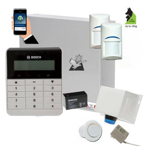 Bosch Solution 2000 Alarm System with 2 x Gen 2 Tritech Detectors+ Text Code pad-Bosch-CTC Communications