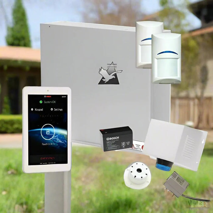 Bosch Solution 2000 Alarm System with 2 x Tritech Detectors+ 7" Touch Screen Code pad