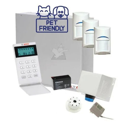 Bosch Solution 3000 Alarm System with 3 x Tritech Detectors+ Icon Code pad