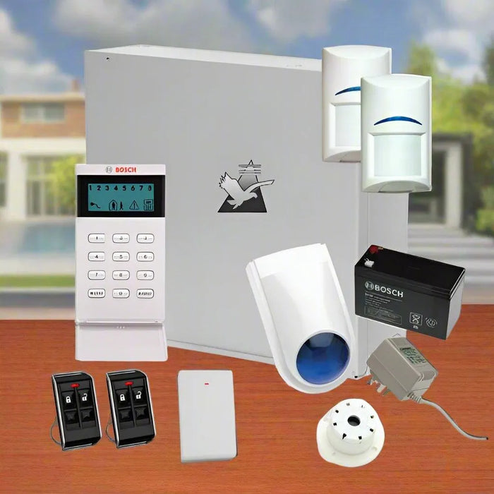 Bosch Solution 3000 Alarm System, Icon Code Pad, Wireless Detector Kit