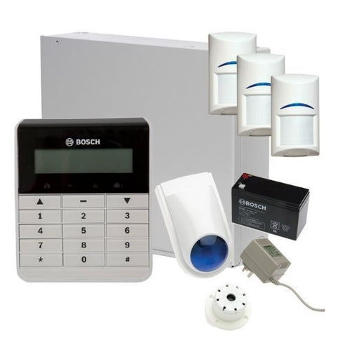 Bosch Solution 3000 Alarm System with 3 x Gen 2 PIR Detectors + Text Code pad