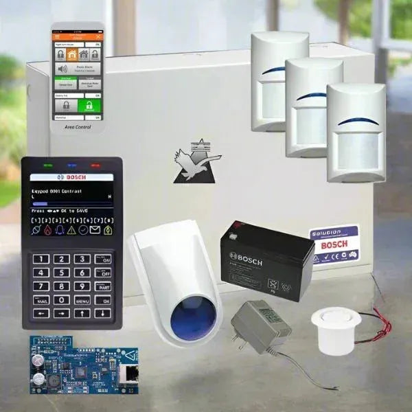 Bosch Solution 6000 Alarm System IP Kit, 3 x Tritech Detectors