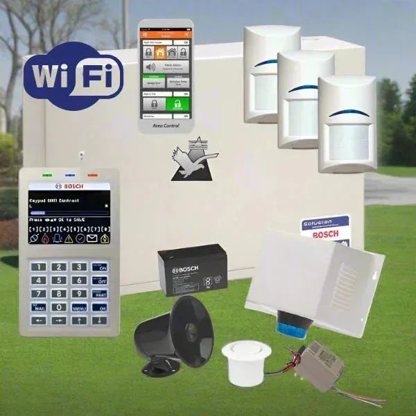 Bosch Solution 6000 Alarm System Wi-Fi Kit, 3 x Tritech Pet Friendly Detectors