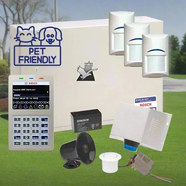 Bosch Solution 6000 Home Alarm System, 3 x Tritech Detectors