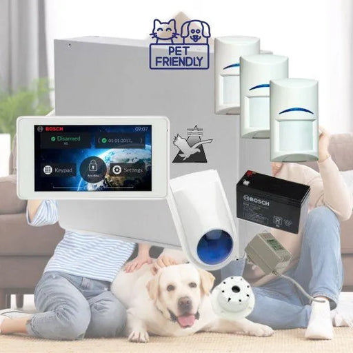 Bosch Solution 3000 Alarm System with 3 x Gen 2 Tritech Detectors+ 5" Touch Screen