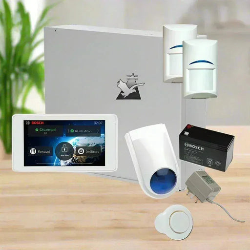 Bosch Solution 2000 Alarm System with 2 x Tritech Detectors+ 5" Touch Screen Code pad