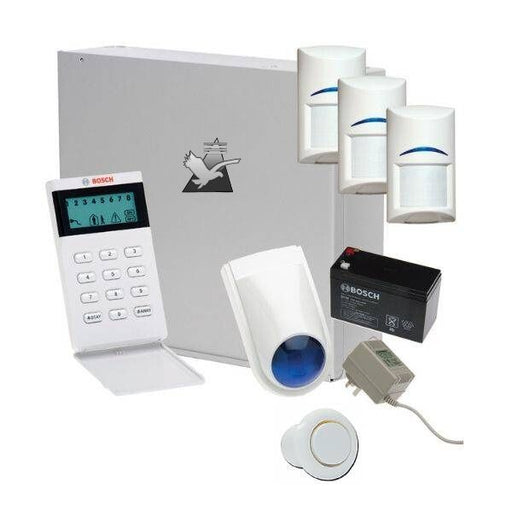 Bosch Solution 2000 Alarm System with 3 x Gen 2 PIR Detectors+Icon Codepad-Alarm System-Flush Mount-Slimline