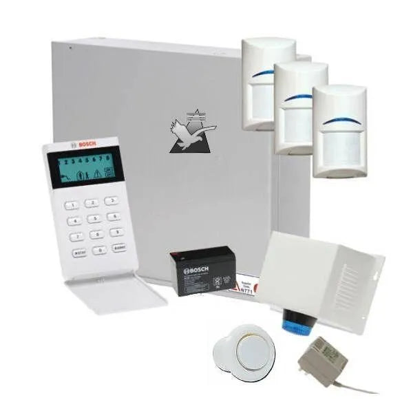 Bosch Solution 2000 Alarm System, 3 x PIR Detectors, Icon Codepad