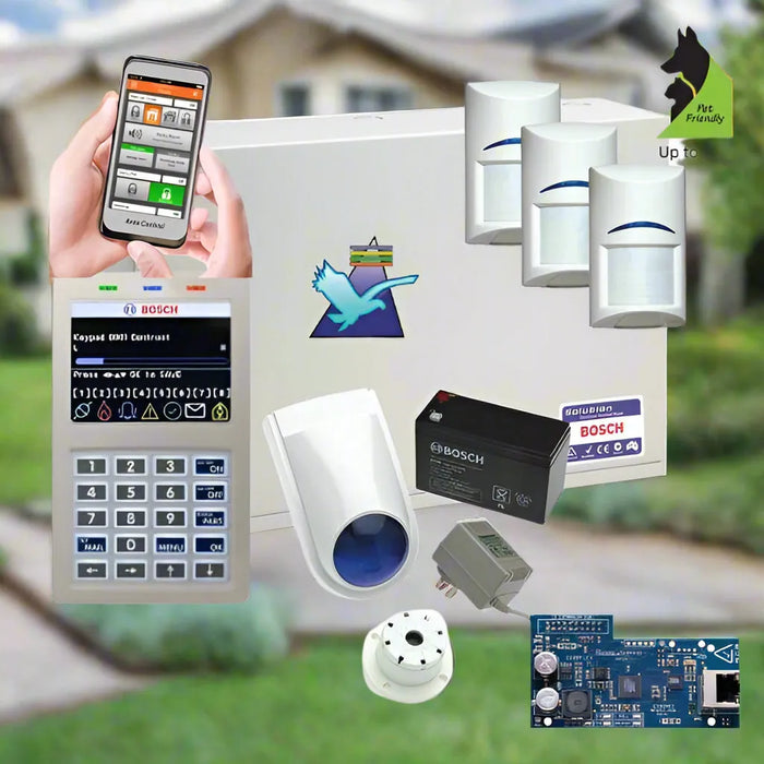 Bosch Solution 6000 Alarm System IP Kit, 3 x Tritech Detectors