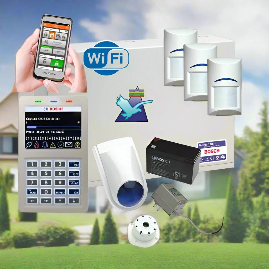 Bosch Solution 6000 Alarm System Wi-Fi Kit, 3 x Gen 2 Standard Detectors