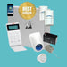 Bosch Solution 2000 Security Alarm System with 2 x Quad Detectors +Icon Code pad+ IP Module