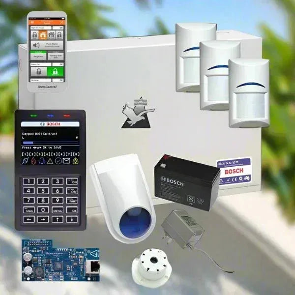 Bosch Solution 6000 Alarm System IP Kit, 3 x Tritech Detectors