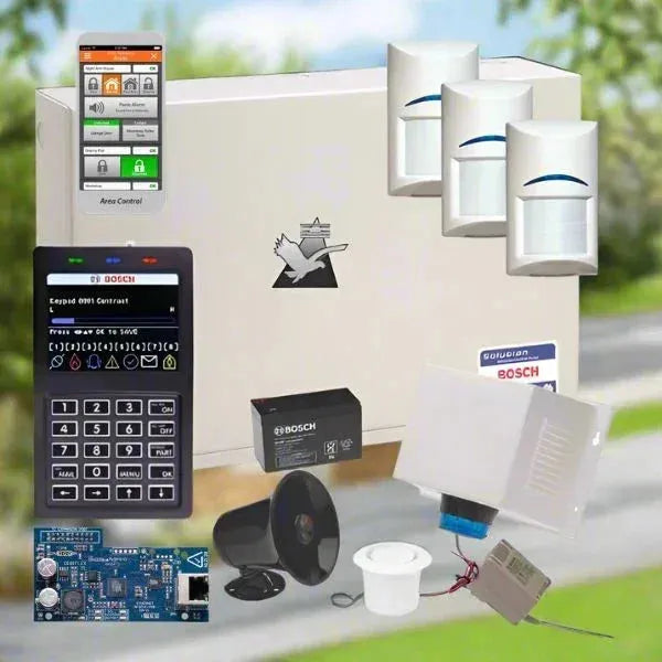 Bosch Solution 6000 Alarm System IP Kit, 3 x Tritech Detectors