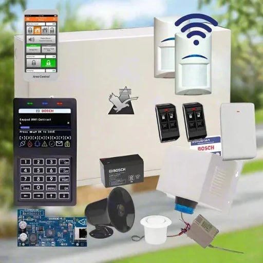 Bosch Solution 6000 Alarm System IP Kit, 2 x Wireless Detectors + Remote Controls