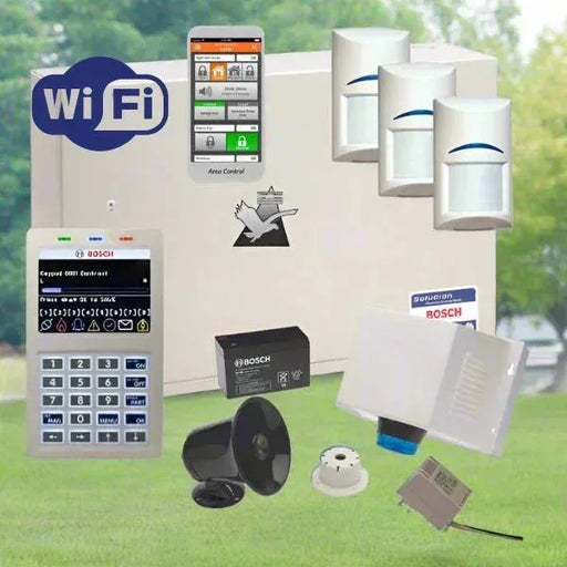 Bosch Solution 6000 Alarm System Wi-Fi Kit, 3 x Tritech Pet Friendly Detectors