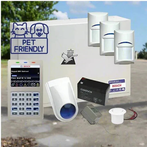 Bosch Solution 6000 Home Alarm System, 3 x Tritech Detectors