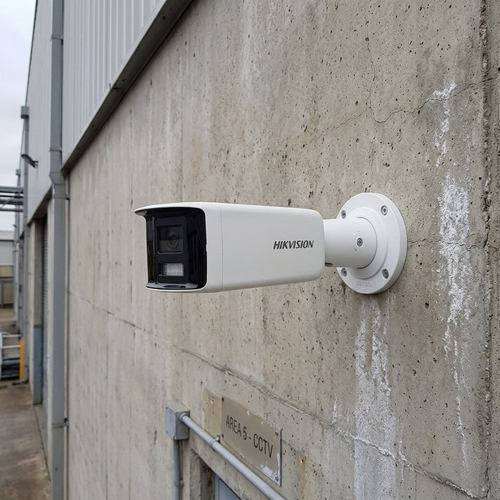 Hikvision DS-2CD2T67G2P-LSU/SL 6MP ColorVu Panoromic Fixed Bullet Camera Wide Angle Lens
