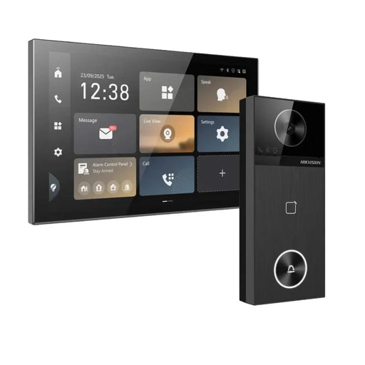 Hikvision DS-KH9570-WTE1/S 10.1" Android Video Intercom Kit with 4MP Villa Door Station-CTC Communications