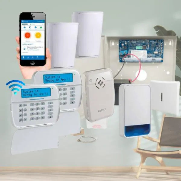 DSC Neo Wireless Home Alarm System, Premium Kit , 2 Keypads