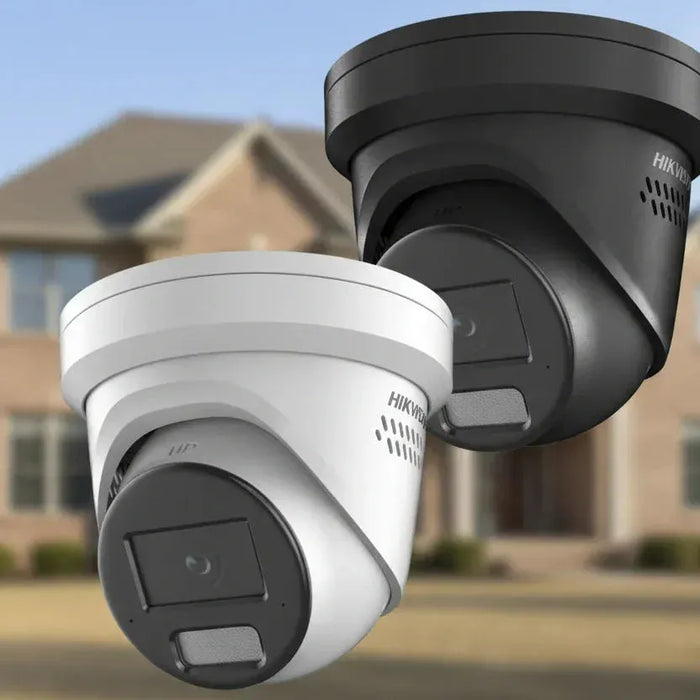 Hikvision DS-2CD2386G2H-IS2U/SL 8MP 4K AcuSense Turret Camera with Strobe Light, Audio, and Smart Detection
