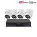 Dahua 8MP 4K CCTV Kit 8 CH NVR, 4 x Smart Dual Light Turret Cameras, Fixed Lens