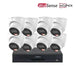 Dahua 6MP CCTV Kit 8 CH NVR, 8 x Smart Dual Light Turret Cameras, Fixed Lens