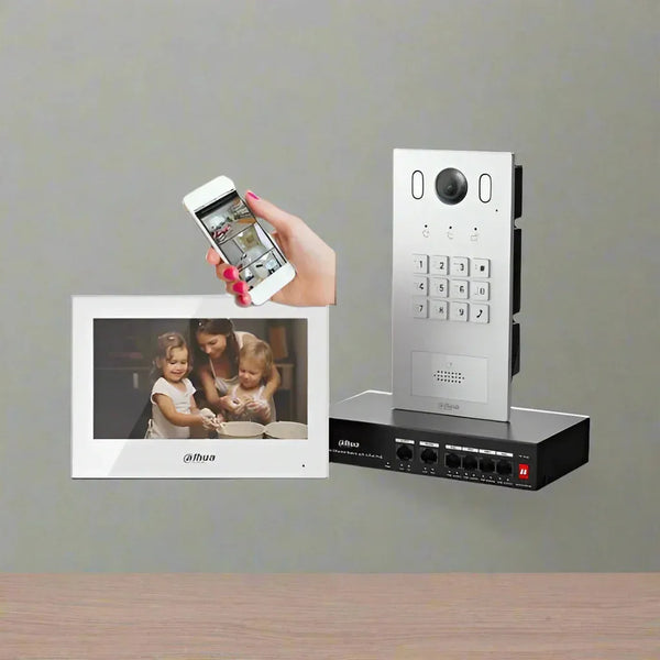 Dahua IP Villa Intercom KIT with Keypad - Surface mount, KTP05