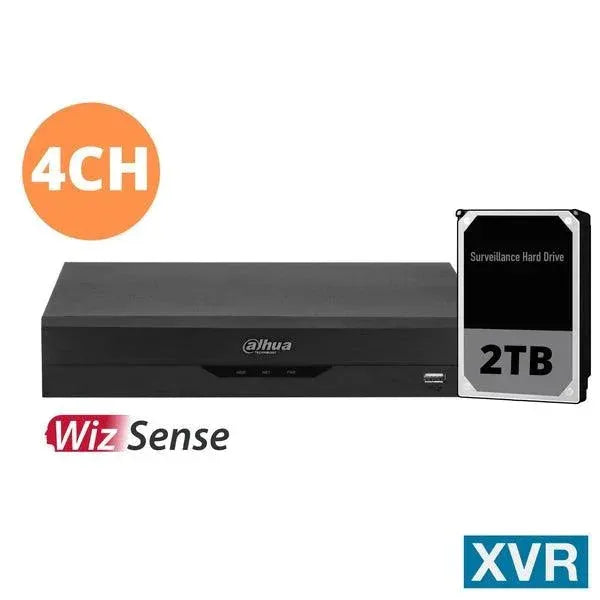 Dahua DH-XVR5104HS-4KL-I3 4ch XVR with Hard Drive Options